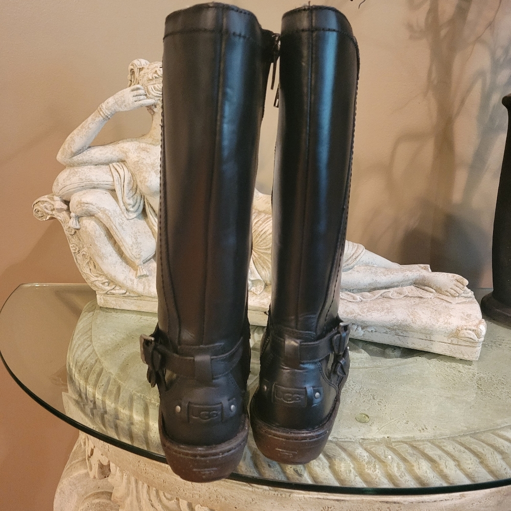 *Sold⛔️Ugg Rosen Tall Leather Boot in Size 6. S/N 1008219  #246 - Picture 12 of 17
